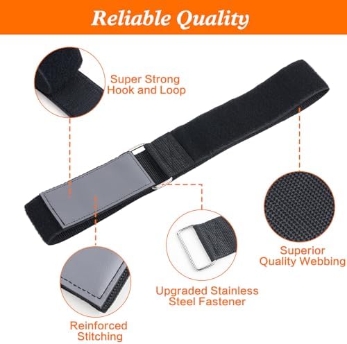 Ladder Straps,Black Grey 6 Pack Ladder Rack Straps - Image 3