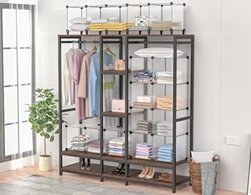 Closet Organizers and Storage, 12 Cube Storage Organizer, Transparent - Image 4