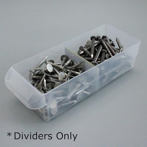 (32-Pack) Small Drawer Dividers compatible with Craft Cabinet and Hardware Storage Organizers, (Dividers Only) Made of High-Strength Fiberglass, Easy to Label - Image 6