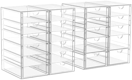 ARSTPEOE 22-Drawer Acrylic Storage & Makeup Organizer for Desk, Bath by ARSTPEOENeatChic