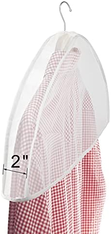 Zilink Shoulder Covers for Clothes Garment Dust Covers Protectors, 15 Pack - Image 3