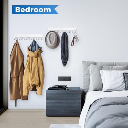 Belt Hanger Wall Mounted, Wooden Belt Organizer - Image 5