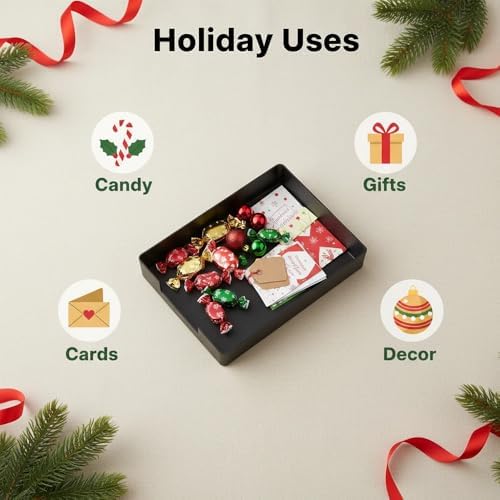 Letter-Size Tray, Desk Drawer Organizer for A4 Paper, Black - Image 3