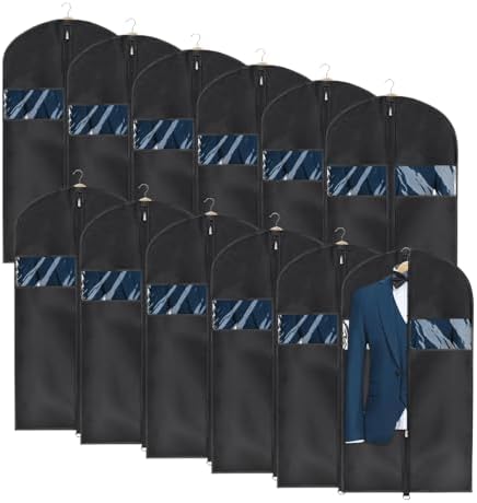Univivi Garment Bag Suit Bag for Storage and Travel, 43 Inch, Set of 12 by Univivi
