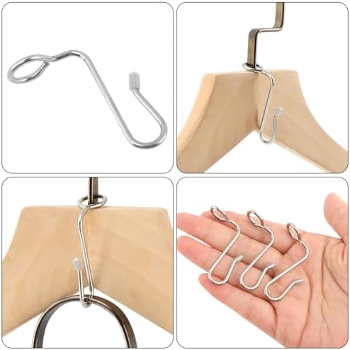 50 Pcs Hanger Connector Hooks, Hanger Extender Hooks Metal - Image 5