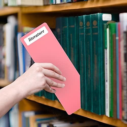 TaoBary 60 Pcs Library Book Dividers with Stickers 4 x 12 Inch 12 Colors - Image 6