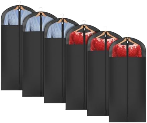 Univivi Garment Bag Suit Bag for Storage and Travel, 54 Inch, Set of 6 by Univivi