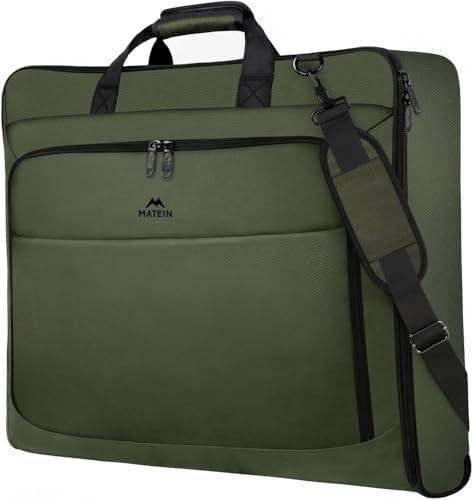 MATEIN Travel Garment Bag, Large Convertible Carry On Suit Bag, Green by MATEIN