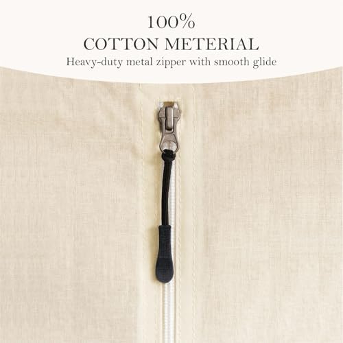 100% Cotton Garment Bag | Long | Breathable Garment Bags for Hanging Clothes | Garment Storage Bag for Long Dresses & Coats Storage | Pack of 1 (62 Inch) - Image 5