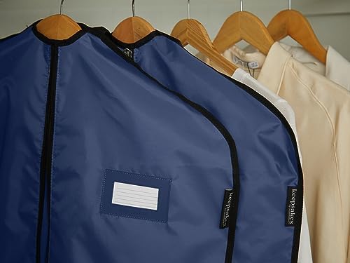 Covermates Garment Bag Set for Closet Storage and Travel, 24"W x 54"L, Blue - Image 7