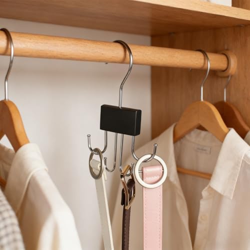 Belt Hanger,Tie Bra Belt Hanger Organizer for Closet,Tie Rack - Image 5