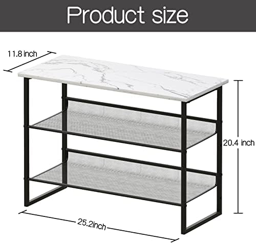 Garden 4 you Shoe Rack for Entryway Closet, Metal Mesh Shoe Organizer - Image 3