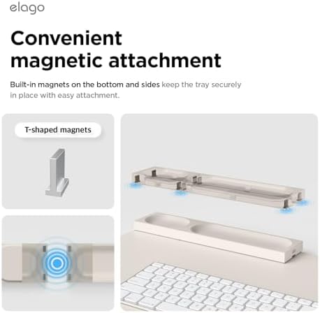 elago Smart Magnetic Desk Mat Pencil Tray - Image 5