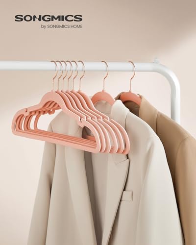 SONGMICS Velvet Hangers 100 Pack, Non-Slip Suit Hangers, Space-Saving - Image 2