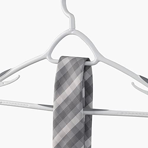 Neatfreak Set of 12 Deluxe Non Slip Clothes Hangers - Space Saving Design for Jackets, Pants, Shirts, 360 Degree Swivel Neck, Soft Grip Bars, Produced in North America - Image 4