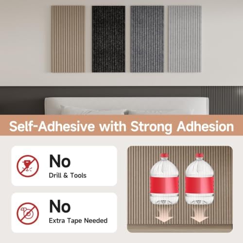 Large Acoustic Wall Panels Sound Proof Panels for Walls 8 Pack-64sq.ft - Image 5