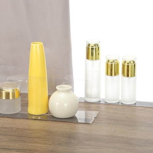 PATIKIL 6 Pack Shelf Dividers for Closet Organization, 11x1.57x4.7 Acrylic Closets Separator Kitchen Cabinet Shelves Under Bed Blocker for Bedroom Kitchen Office, Clear - Image 4