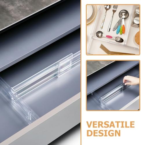 Retractable Drawer Partition Board Adjustable Home Drawer Divider Organizer for Kitchen Closet Storage for Clothing and Utensils - Image 5