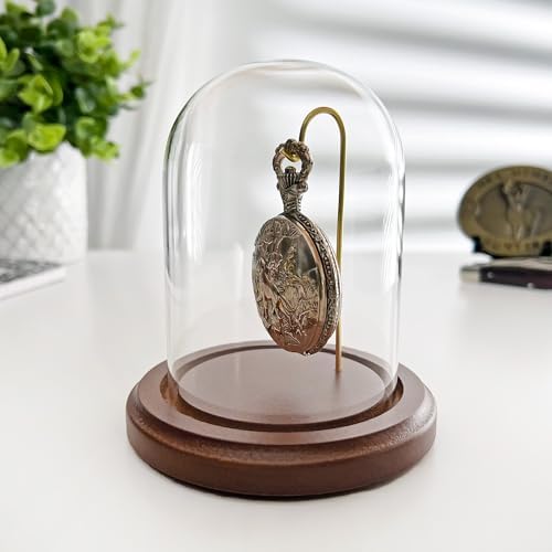 Plymor 3" x 4" Watch Glass Display Dome Cloche - Image 2