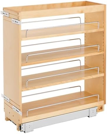 Rev-A-Shelf Pullout Kitchen Cabinet Organizer, Min Cabinet Opening 8.5" W by Rev-A-Shelf