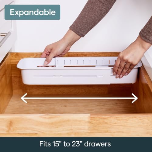 YouCopia DrawerFit Sliding Drawer Sorter, Adjustable Drawer Organizer - Image 4