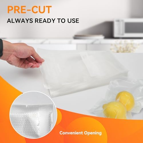 Wevac Vacuum Sealer Bags 6"x10", 200 Pint Bags, Fits Food Saver Sealers - Image 5
