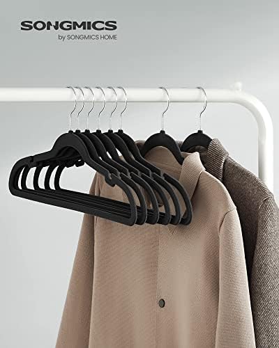 SONGMICS Velvet Hangers 30 Pack, Non-Slip Clothes Hangers, Space-Saving - Image 2