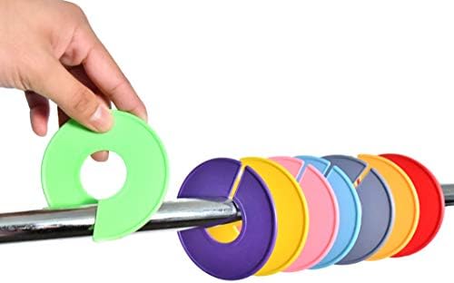 AMT 20 Pack Closet Dividers, Clothing Dividers, Round Clothes Size for Closets with Double Ended Marker Pen (Blank) (20 Pack - Color) - Image 6