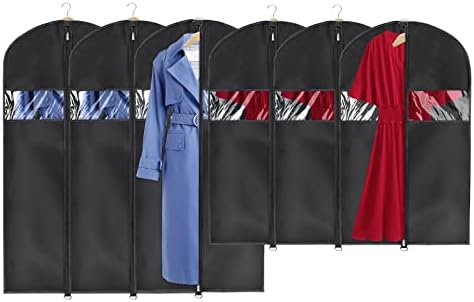Univivi Garment Bags Suit Bag for Storage and Travel, 40/50 Inch, Set of 6 by Univivi