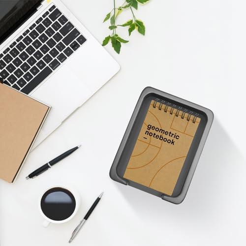 1PCS 4x6 Memo Holder For Desk Paper Holder Black Wooden Memo Organizer For Desk Paper Tray Index Card Holder Fits 4 x 6 Index Card Cardstock Pads Note for Office School - Image 7