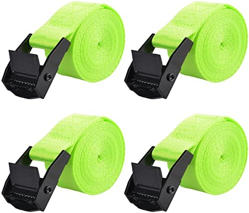 TRIWONDER Tie Down Straps Lashing Straps with Cam Buckle Nylon Webbing Heavy Duty Adjustable for Battery Kayak Motorcycle Cargo Packing by TRIWONDER