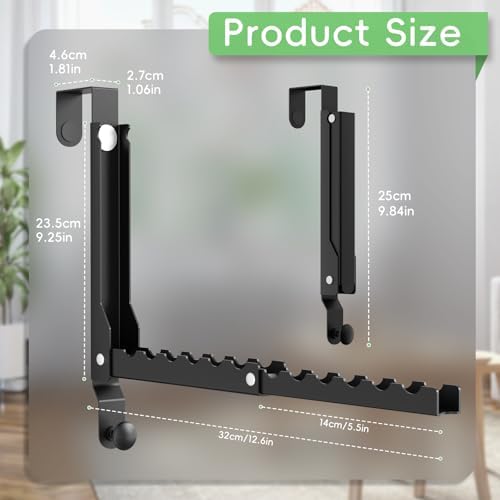 Foldable Over the Door Hooks, Over the Door Hanger for Space Saving - Image 5
