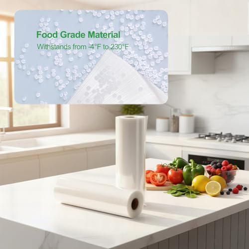 MAGIC SEAL Chamber Vacuum Sealer Rolls 8''x 50' 2 Pack - Commercial Chamber Machine Bags for Vacmaster & Avid Armor | Also for Nozzle-Type Sealers | BPA Free, 3.5 Mil | Smooth Non-Textured - Image 2