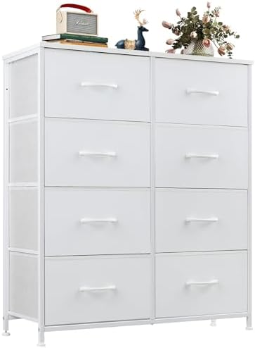 OLIXIS Dresser for Bedroom, 8 Storage Drawers, Tall Fabric Tower Organizer by OLIXIS