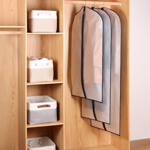 Zilink Suit Bags for Closet Storage Garment Bags for Hanging Clothes 43 in - Image 2