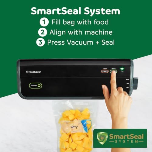 FoodSaver Pint Vacuum Seal Bags, 120 Count Pre-Cut BPA-Free Freezer Bags, Align to Seal & Tear to Open for Food Storage, Sous Vide, and Meal Prep - Image 6