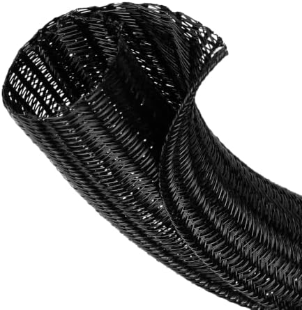1/8" Cable Management Loom Wrap Sleeve Cord Wire Hider Organizer Covers by ELECFUN