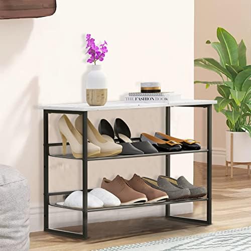 Garden 4 you Shoe Rack for Entryway Closet, Metal Mesh Shoe Organizer - Image 4