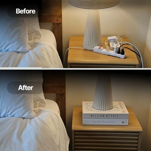 Book Shape Decorative Cable Management Box - Expandable Cable Organizer Box with Magnetic Closure for Home & Office (Gogh Monet, Large) - Image 5
