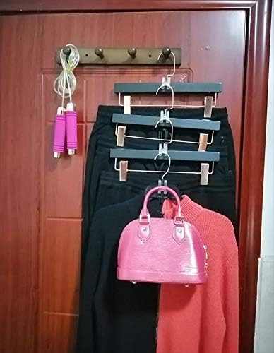 60 Pcs Clothes Hanger Connector Hooks, Mini Cascading Hanger Hooks for Velvet Huggable Hangers, Wooden Hangers, Heavy Duty Space Saving for Closet (Clear) - Image 5