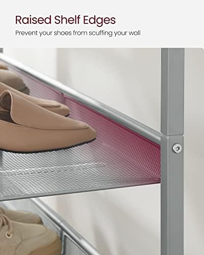 VASAGLE 5-Tier Shoe Rack, Adjustable, Freestanding - Image 7