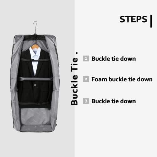 MATEIN Garment Bag for Travel, Large Carry on Garment Bags for Business - Image 4
