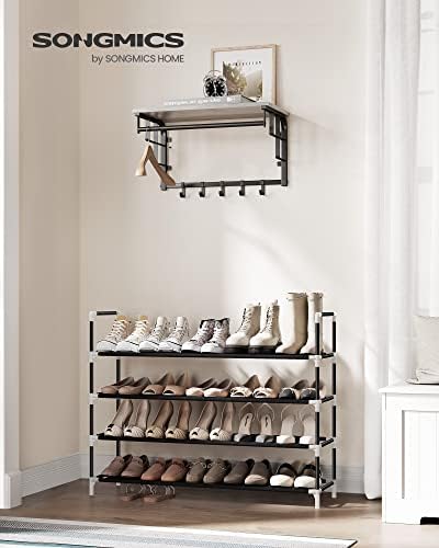 SONGMICS 4-Tier Shoe Rack, Shoe Storage for Hallway Closet - Image 2