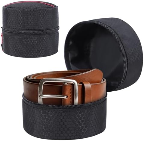 Belt Organizer Case,Travel Belt Storage Holder for Closet Drawer by TUSIASC