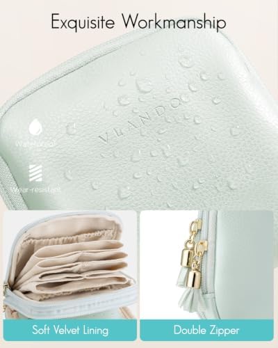 VLANDO 2-Layer Jewelry Travel Case for Necklaces,Rings,Earrings - Image 6