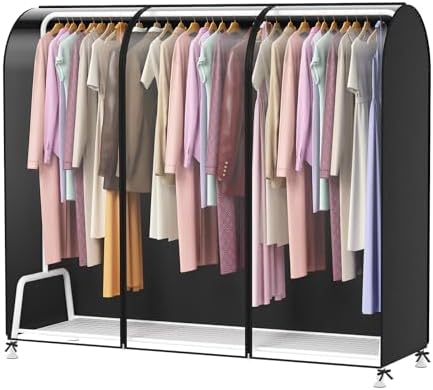 Zilink Extra Large Garment Rack Cover Clothes Rack Cover 72 in by Zilink