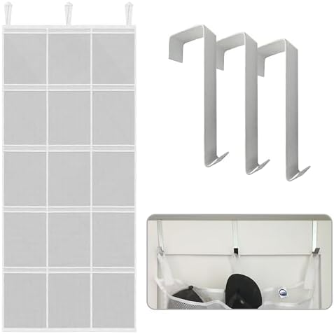 Cruise On Large Mesh Over-the-Door Hanging Organizer, 15 Pocket, 24x60 in - Image 5