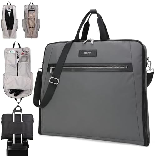 BESMART Garment Bags for Travel, 51" Large Suit Bag for Business Trips by BESMART--Establishedin1992