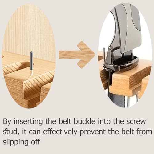 Belt Hanger for Closet, Also Works as Wall Mount Belt Organizer - Image 4