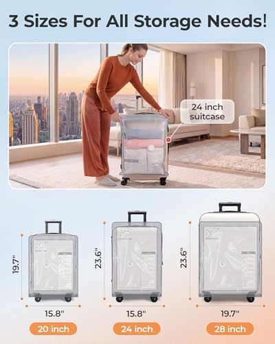 BAGSMART Travel Vacuum Seal Storage Bags Bags for Clothes with Pump - Image 3